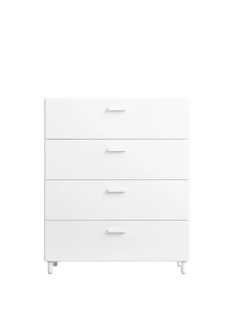 Relief Chest of drawers, wide  White