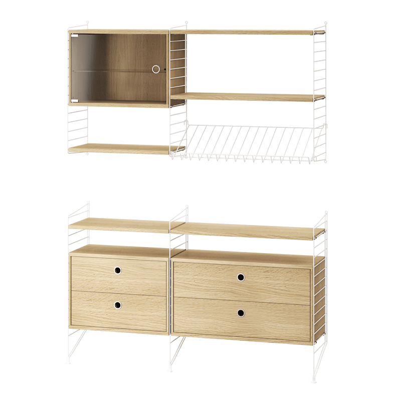 Living room T White/Oak