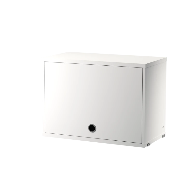 Cabinet with flip door