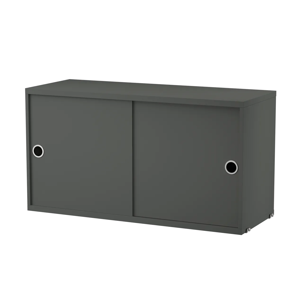 Product Image for String Skåp med skjutdörrar B78 x D30 x H42, Mörkgrå