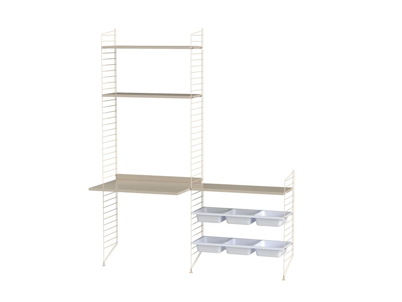 Chambre d'enfant E Beige/Beige