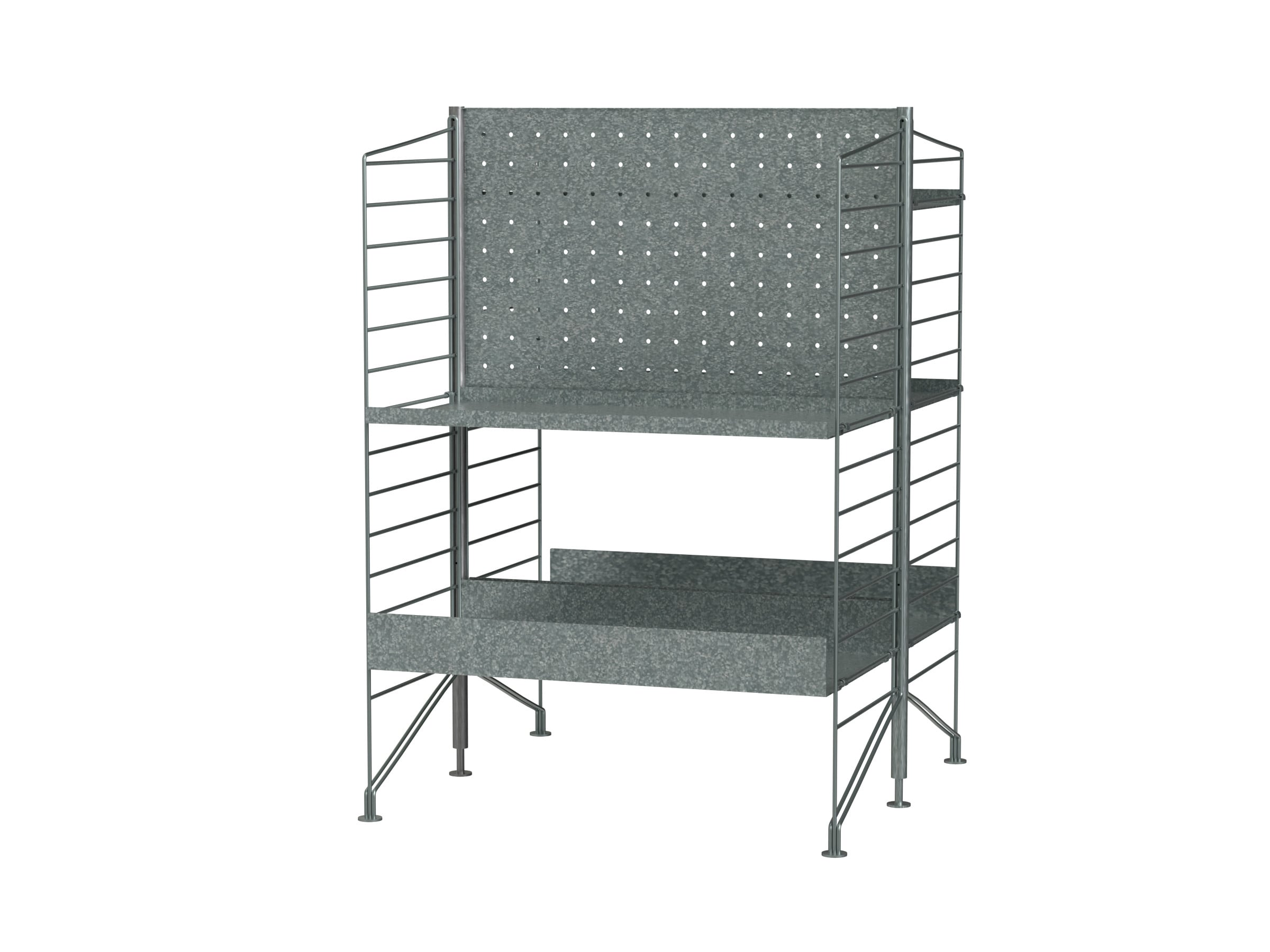 Outdoor J Galvanized/Galvanized