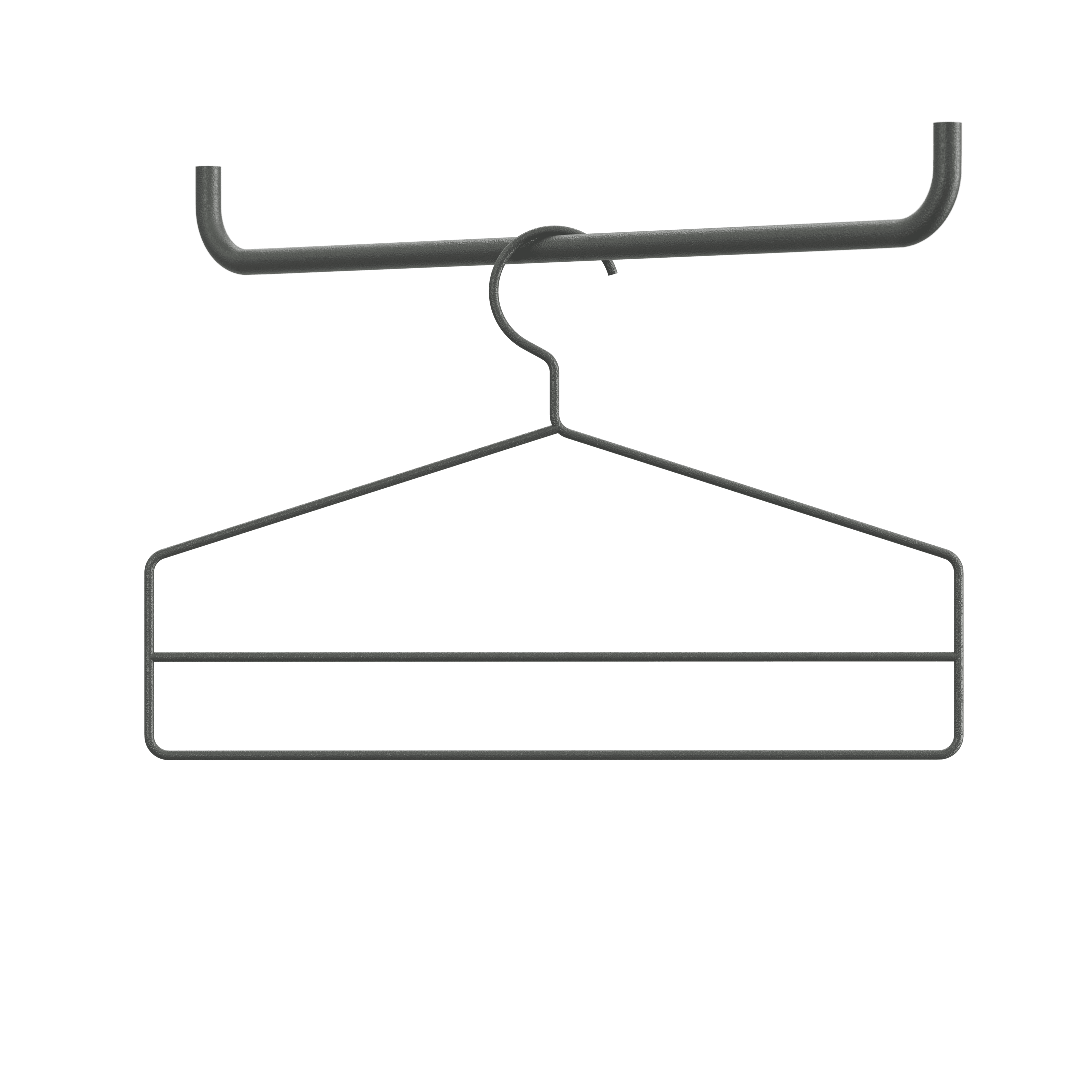 Coat-hangers w41 x h26 cm Dark grey