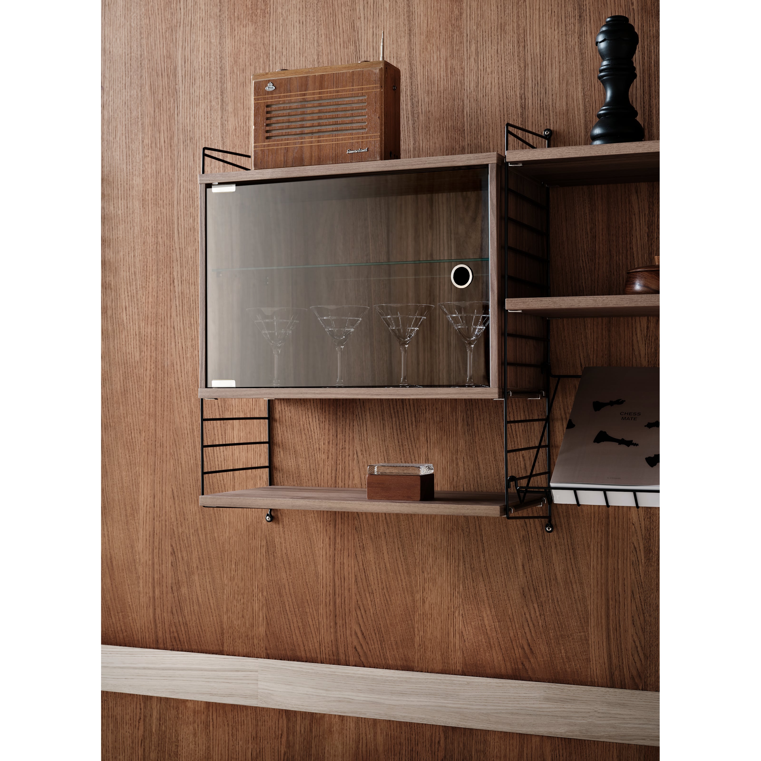 Hyllplan w78 x d30 cm Valnöt