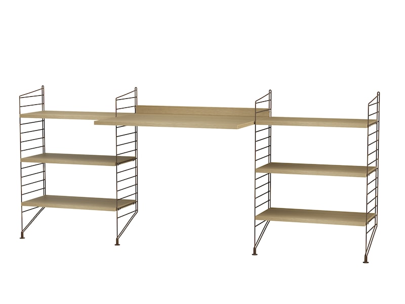 Workspace D Brown/Oak