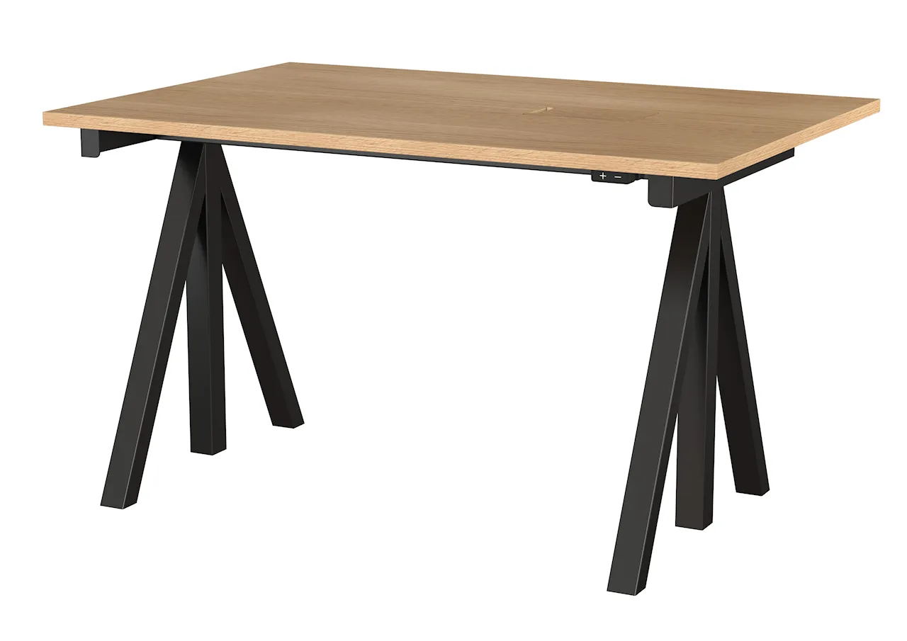Product Image for String Höj- och sänkbart skrivbord 120x78 Ek/Svart