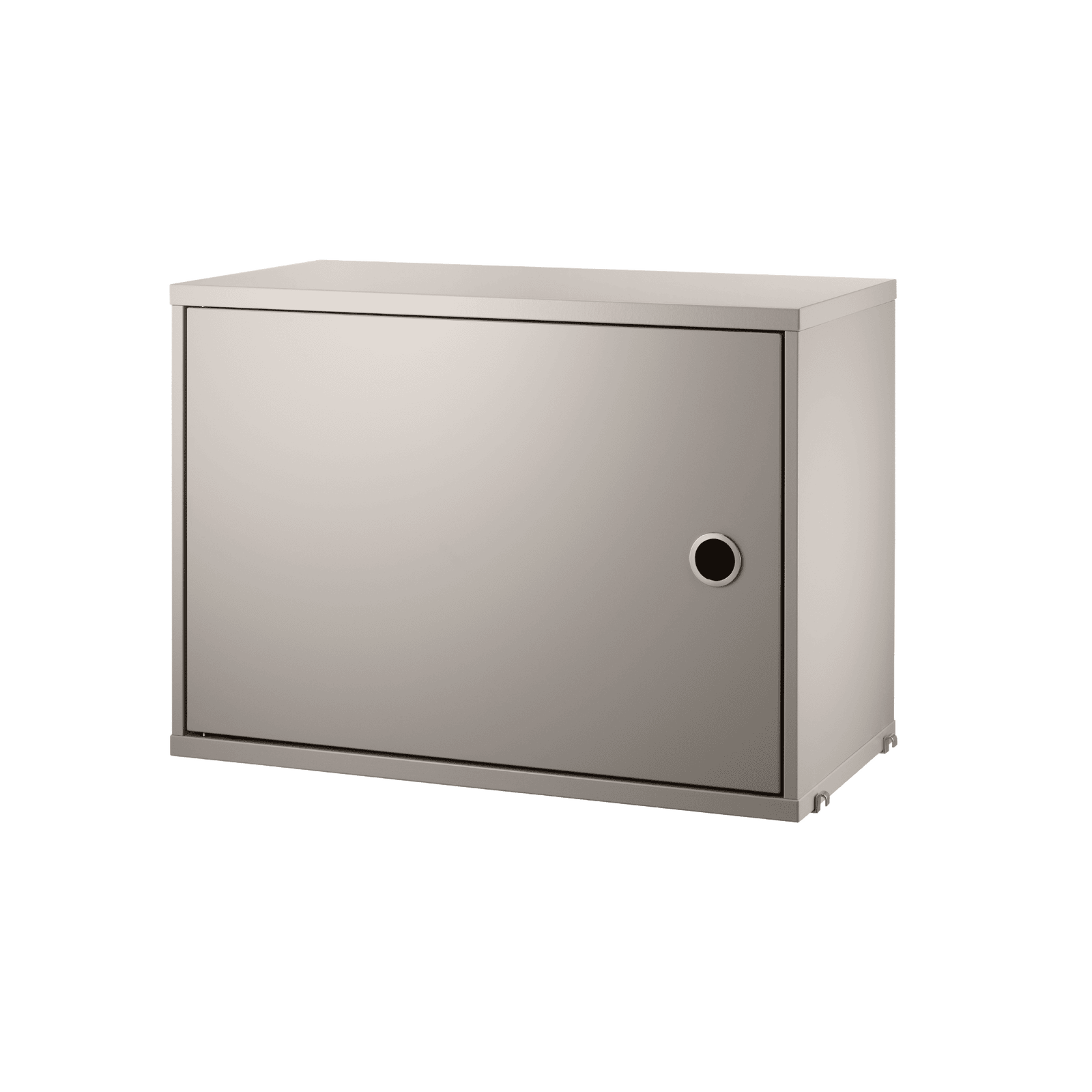 Cabinet with swing door w58 x d30 x h42 cm Beige