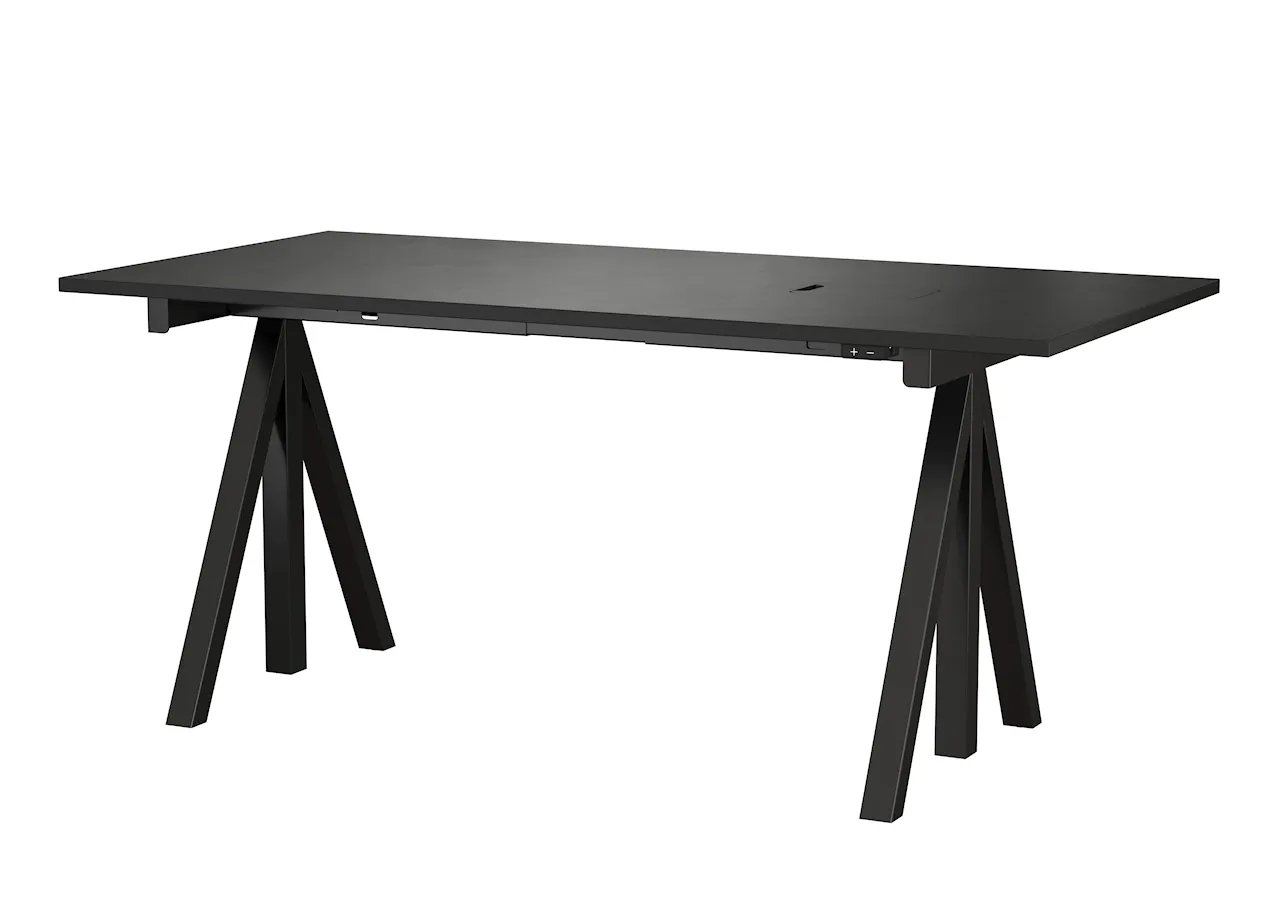Product Image for String Höj- och sänkbart skrivbord 160x78 Svart