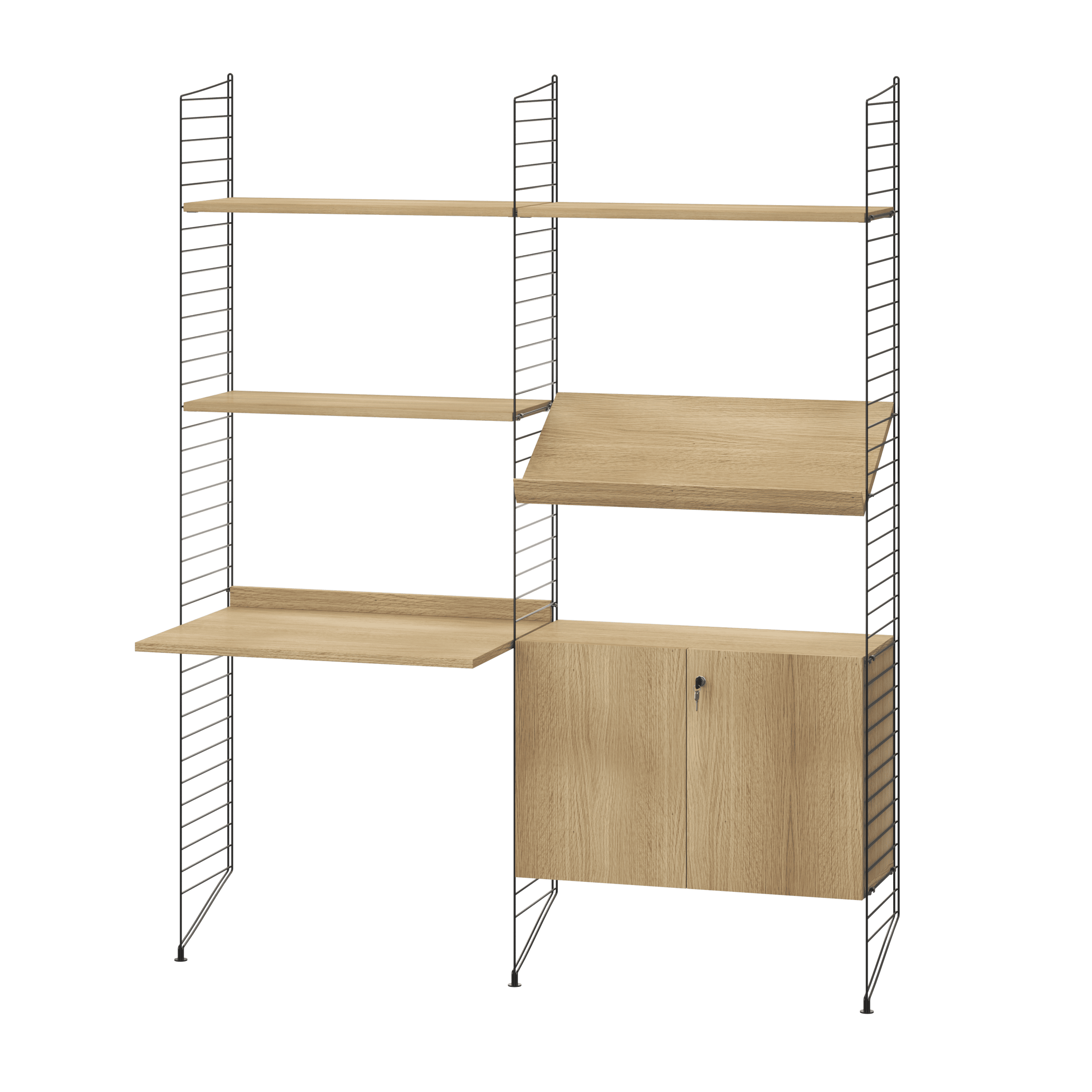 Workspace I Black/Oak