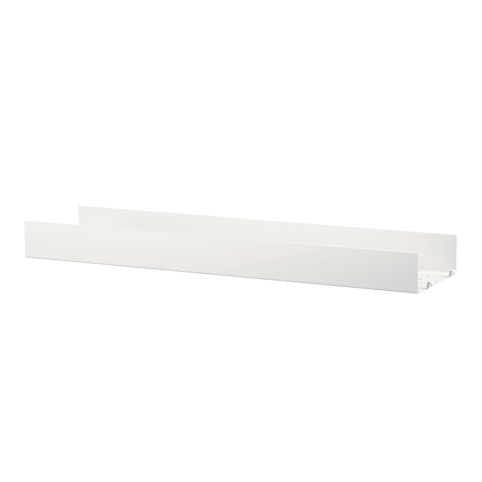 Metal shelves high w78 x d20 x h7 cm White