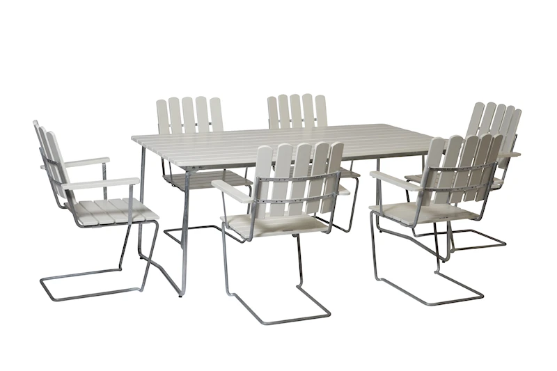 Table B31 170 - 6x A2 White Oak/Hot galvanised