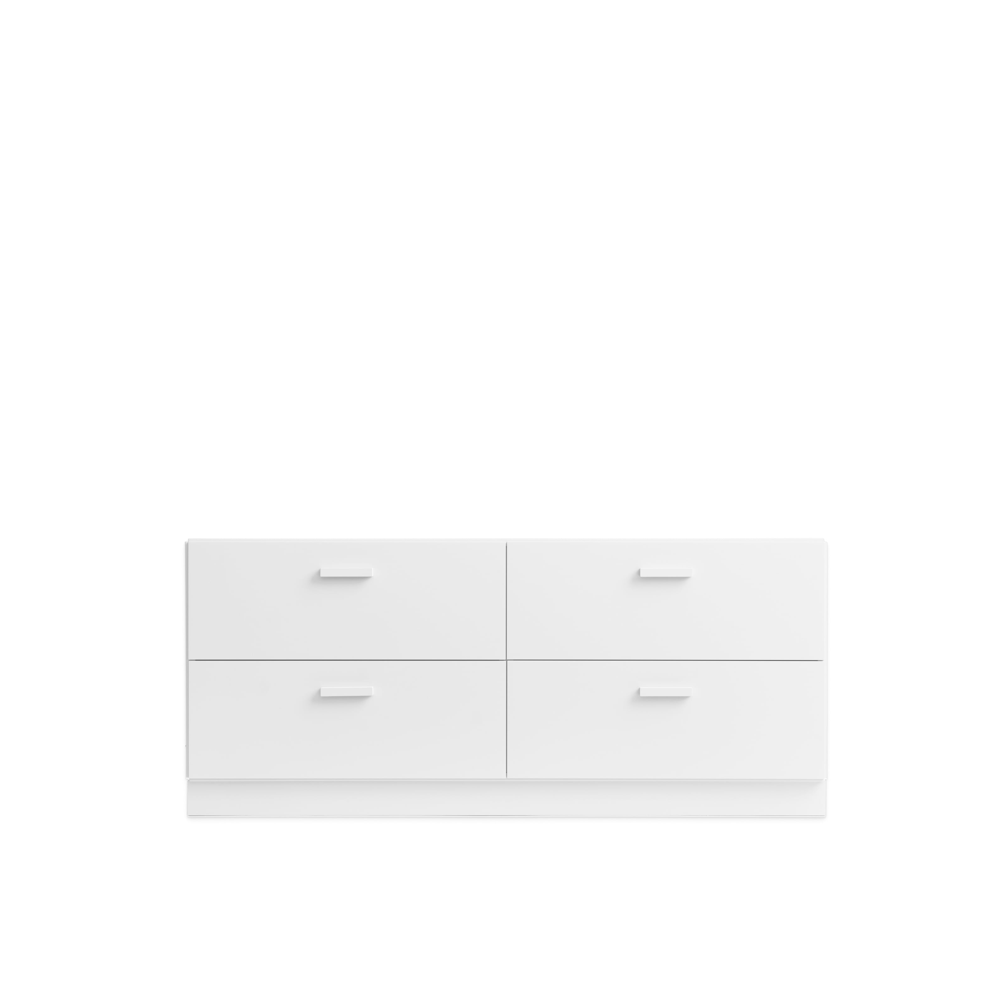 Relief Chest of drawers, low  White