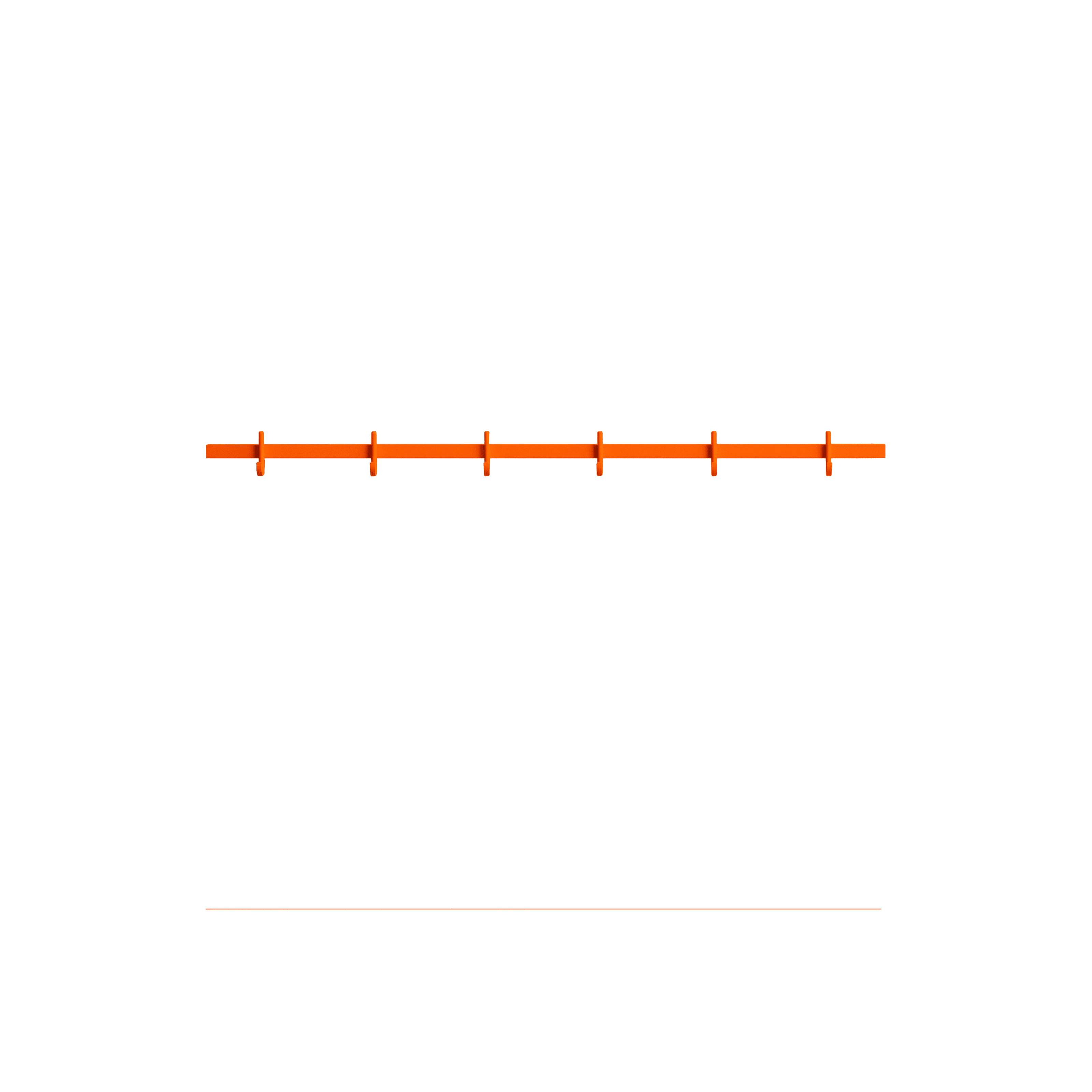 Hook rail, medium