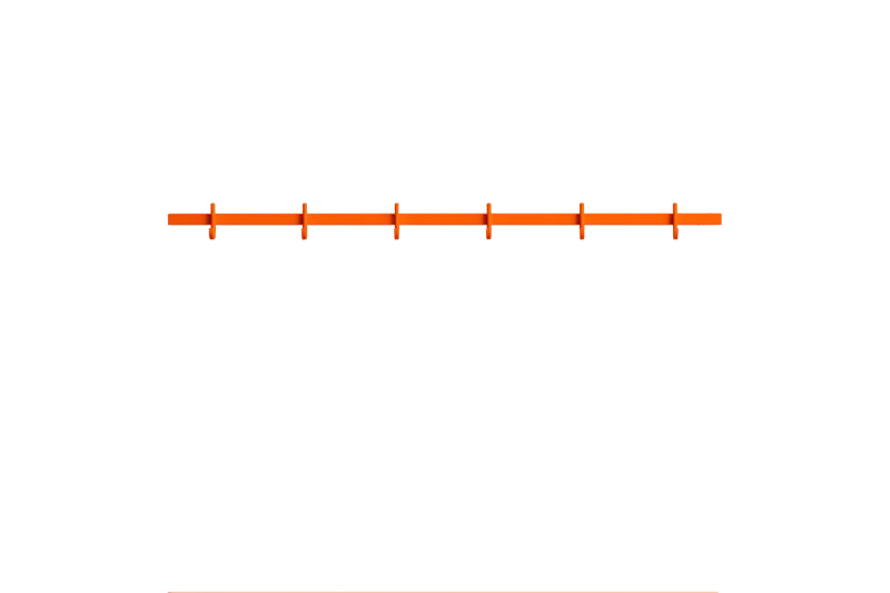 Relief Hook rail, Medium