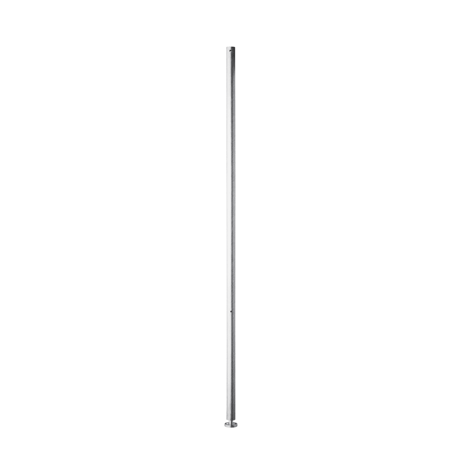 Upright galvanized