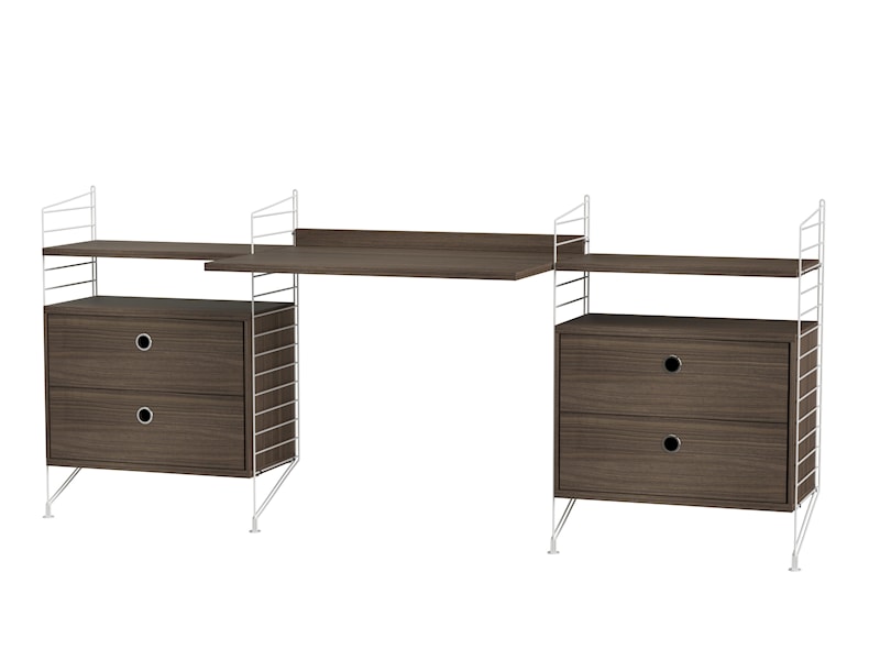 Workspace C White/Walnut