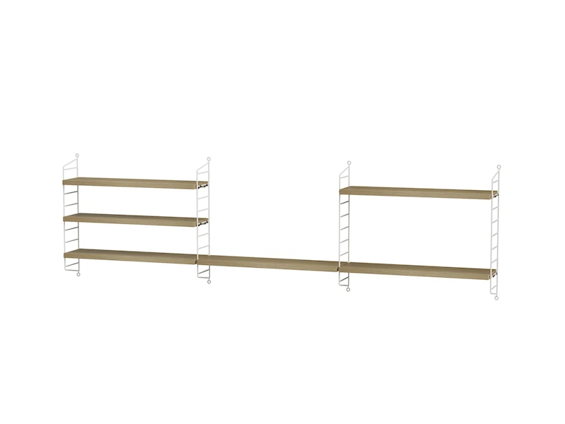 String® Pocket w60 x d15 x h50 cm Dark grey/Dark grey | String