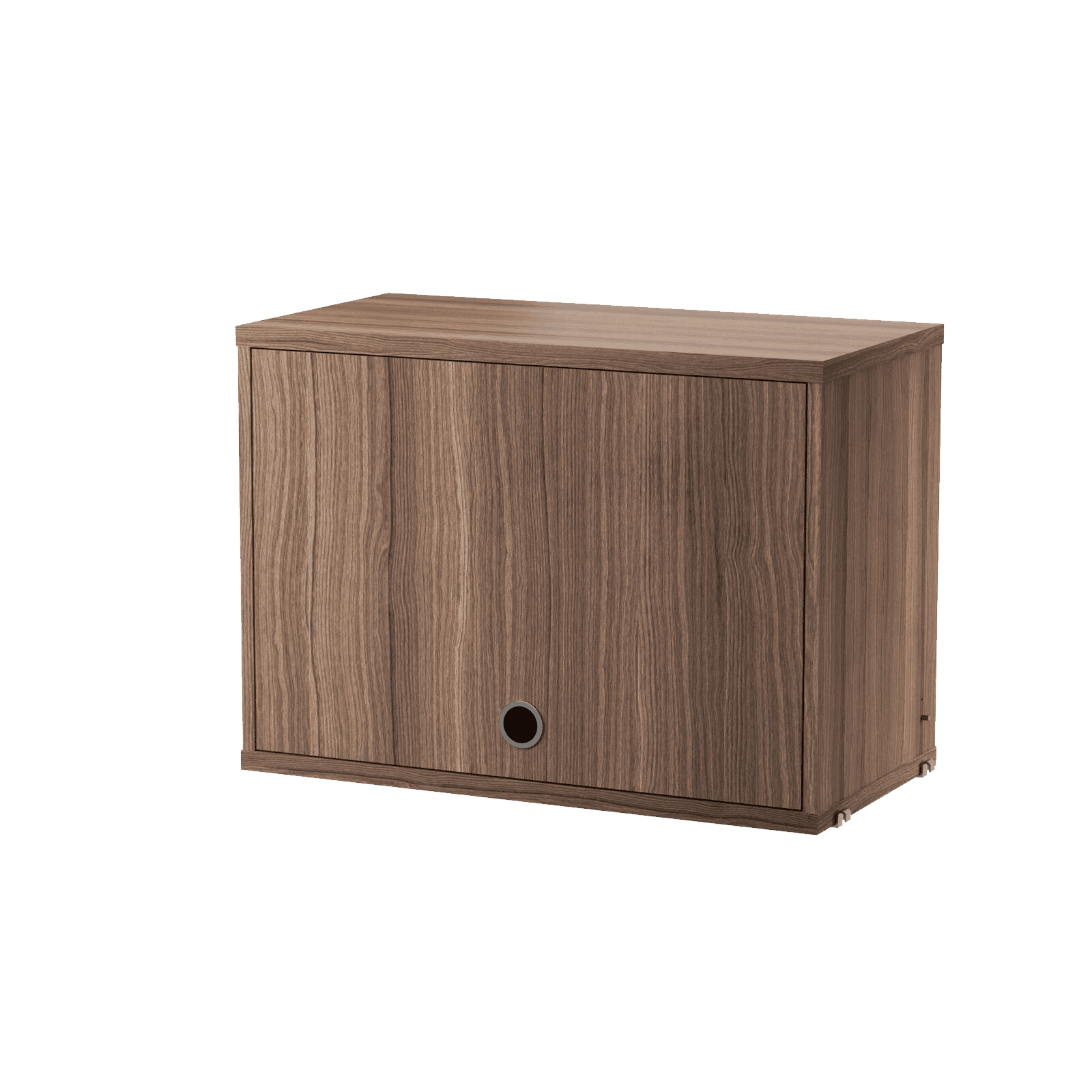 Cabinet with flip door w58 x d30 x h42 cm Walnut
