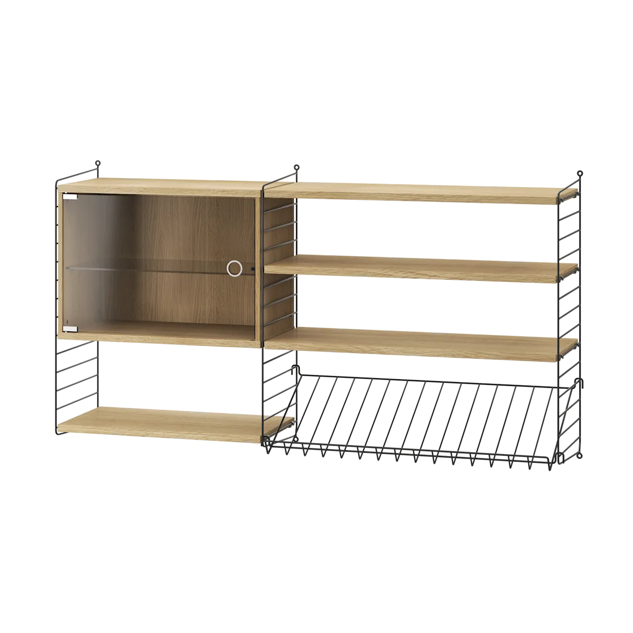 Product Image for String Vardagsrum S Svart/Ek