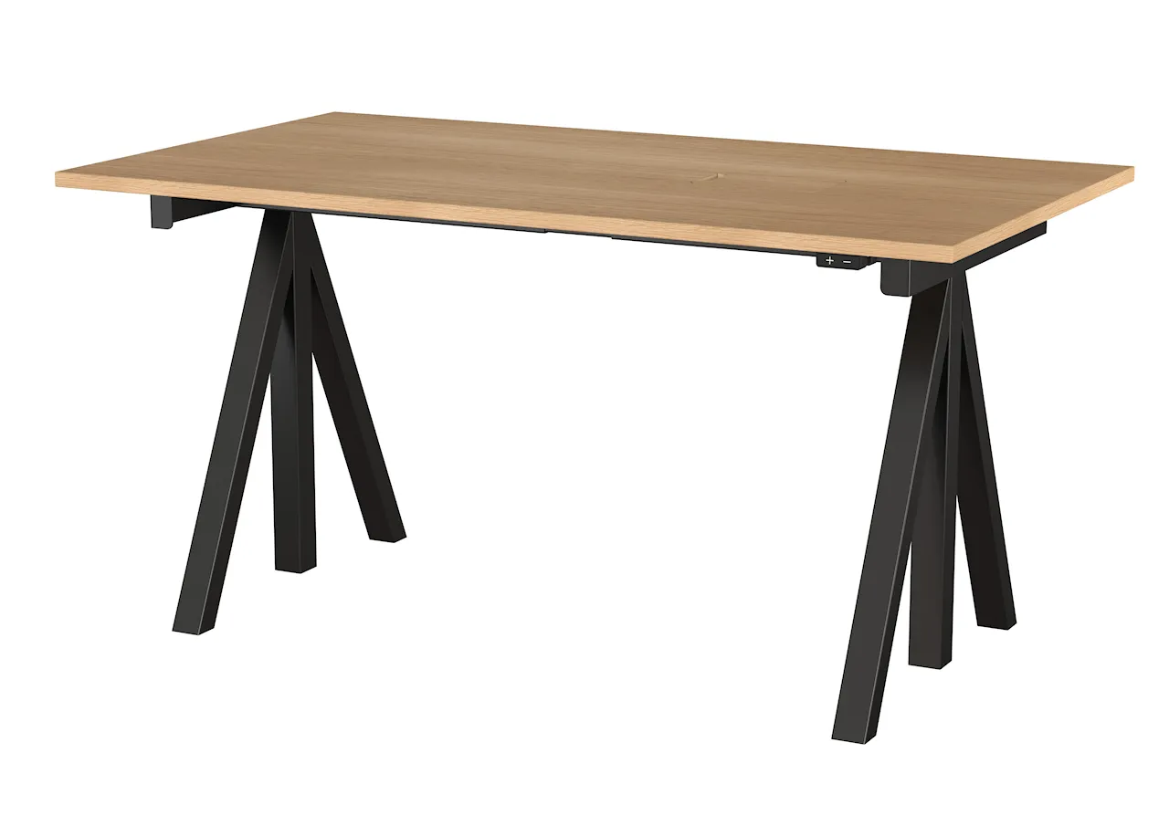 Product Image for String Höj- och sänkbart skrivbord 140x78 Ek/Svart