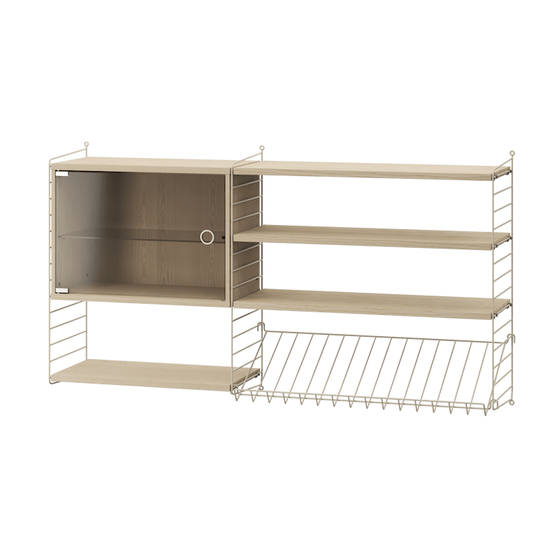 Salon S Beige/Frêne