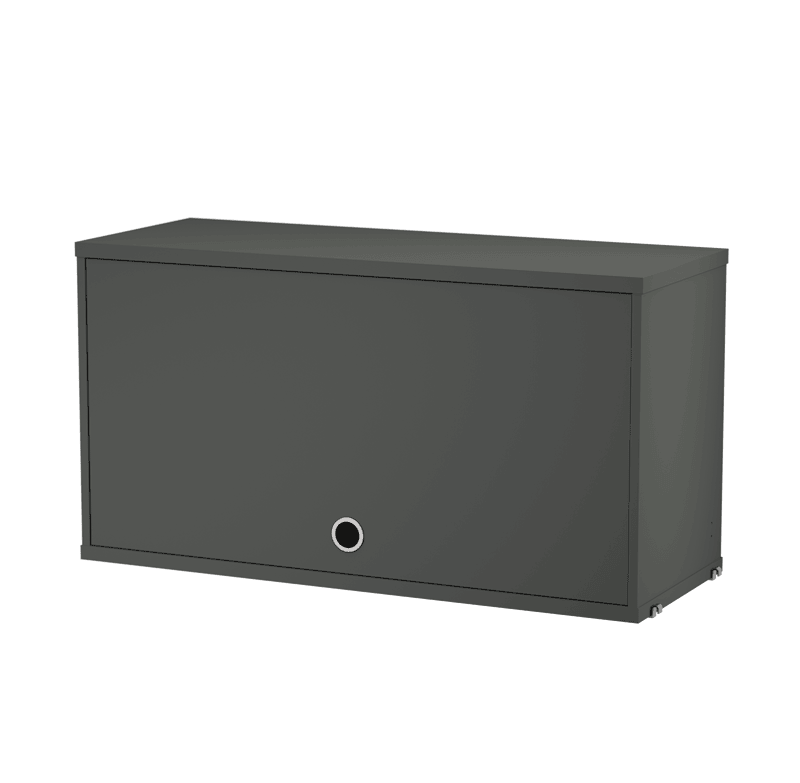 Cabinet with flip door