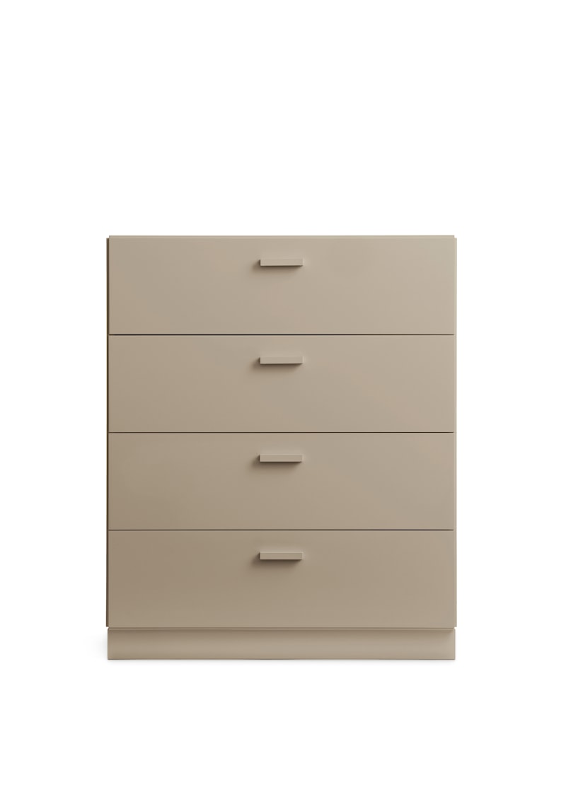 Relief Chest of drawers, wide ベージュ
