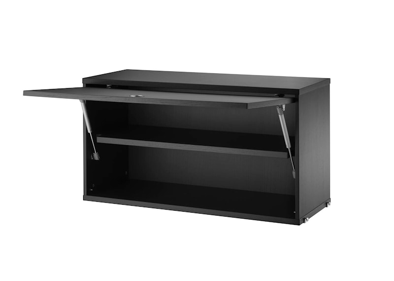 Cabinet with flip door