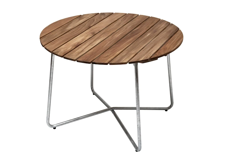 Table 9A 100 - Untreated teak with hot galvanized base
