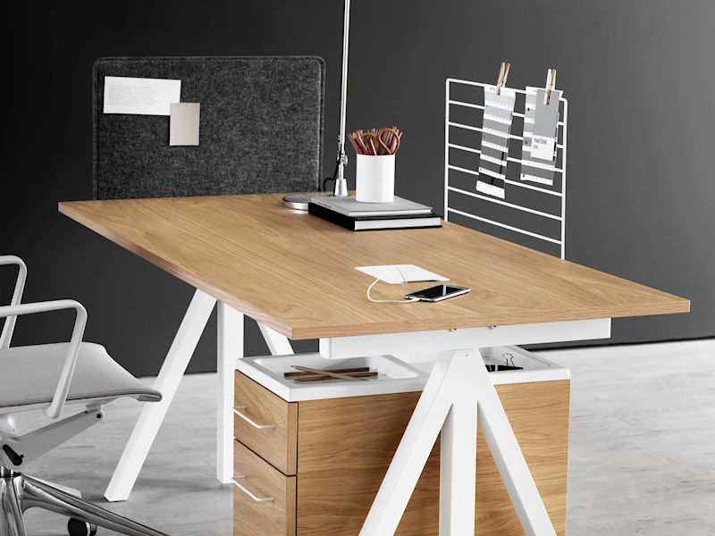 Work desks 120x78 White/Oak