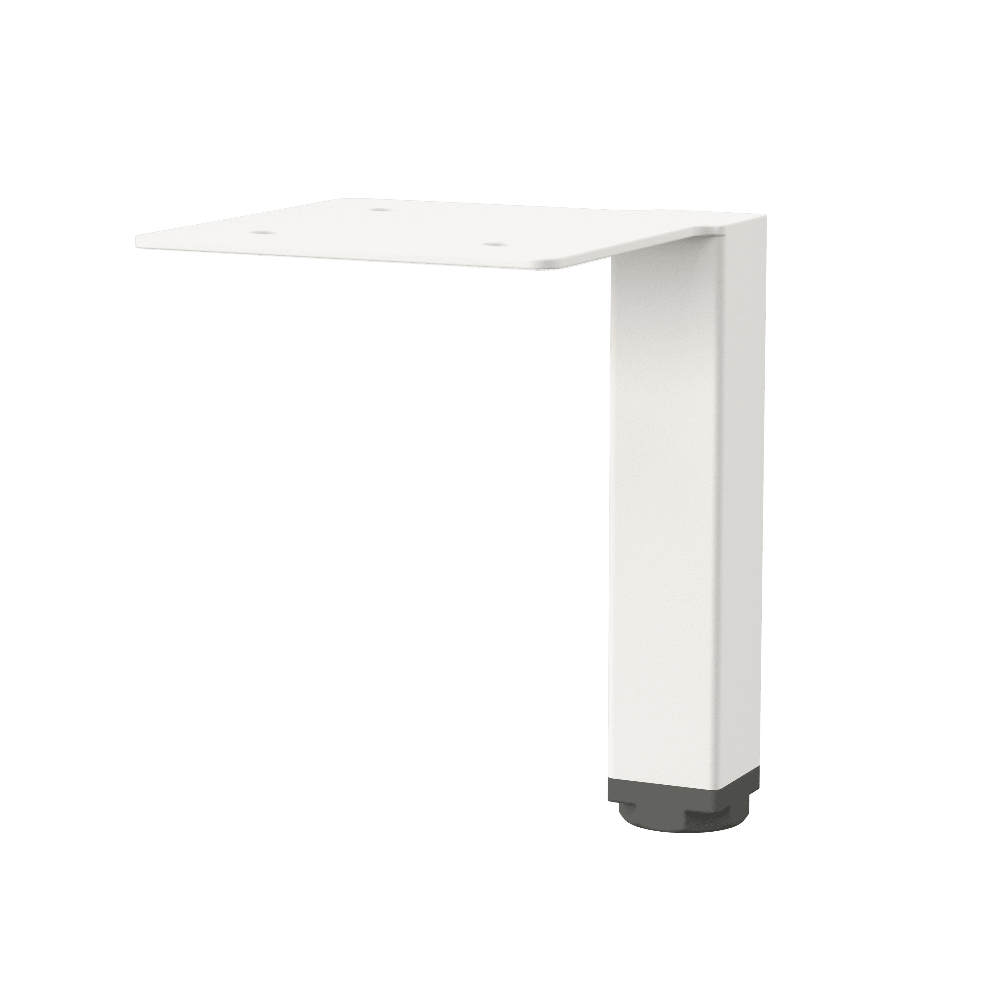 Leg with mounting plate Special colour