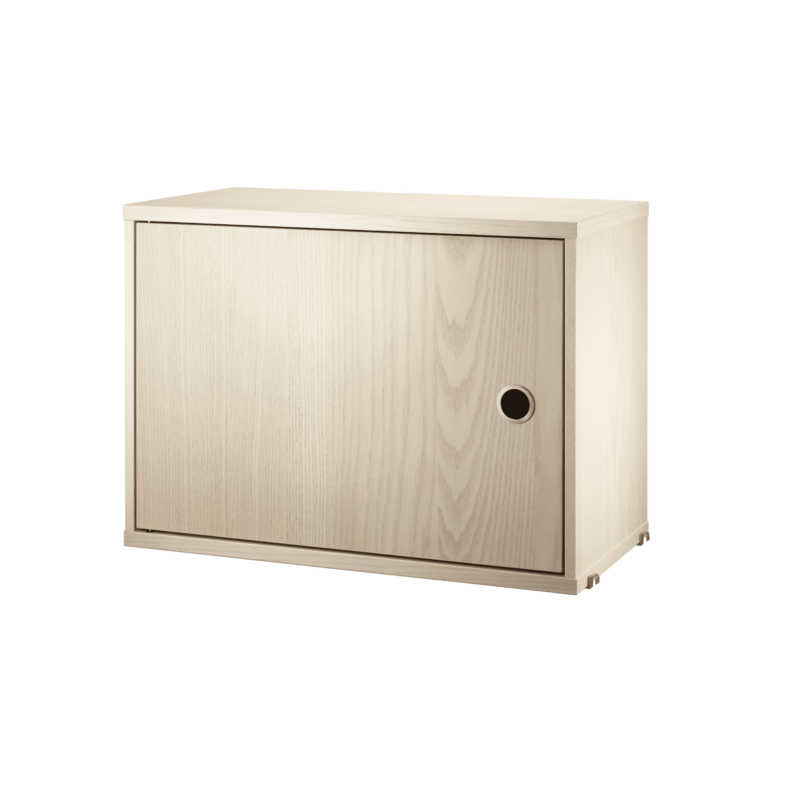 Cabinet with swing door w58 x d30 x h42 cm Ash