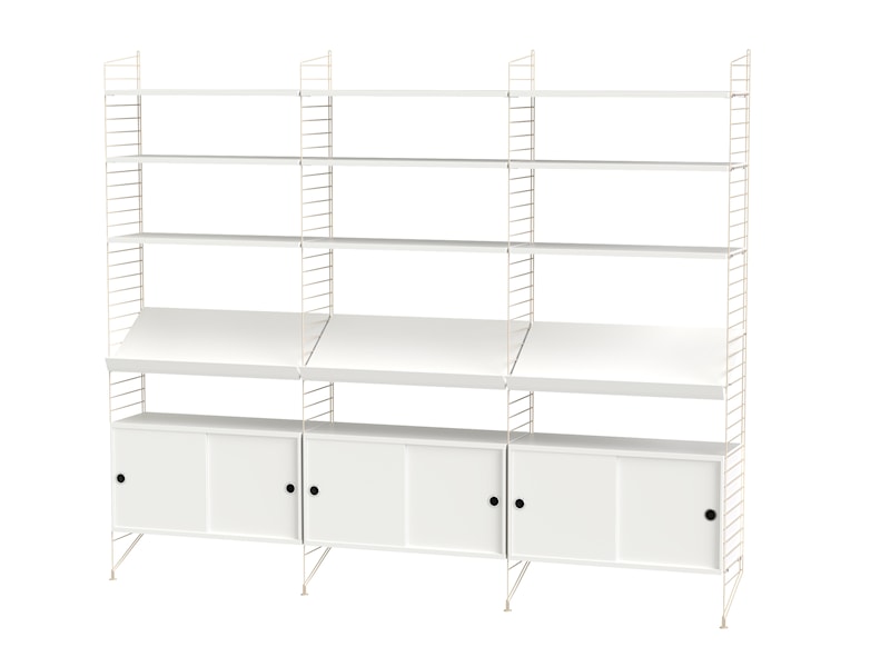 Living room G Beige/White