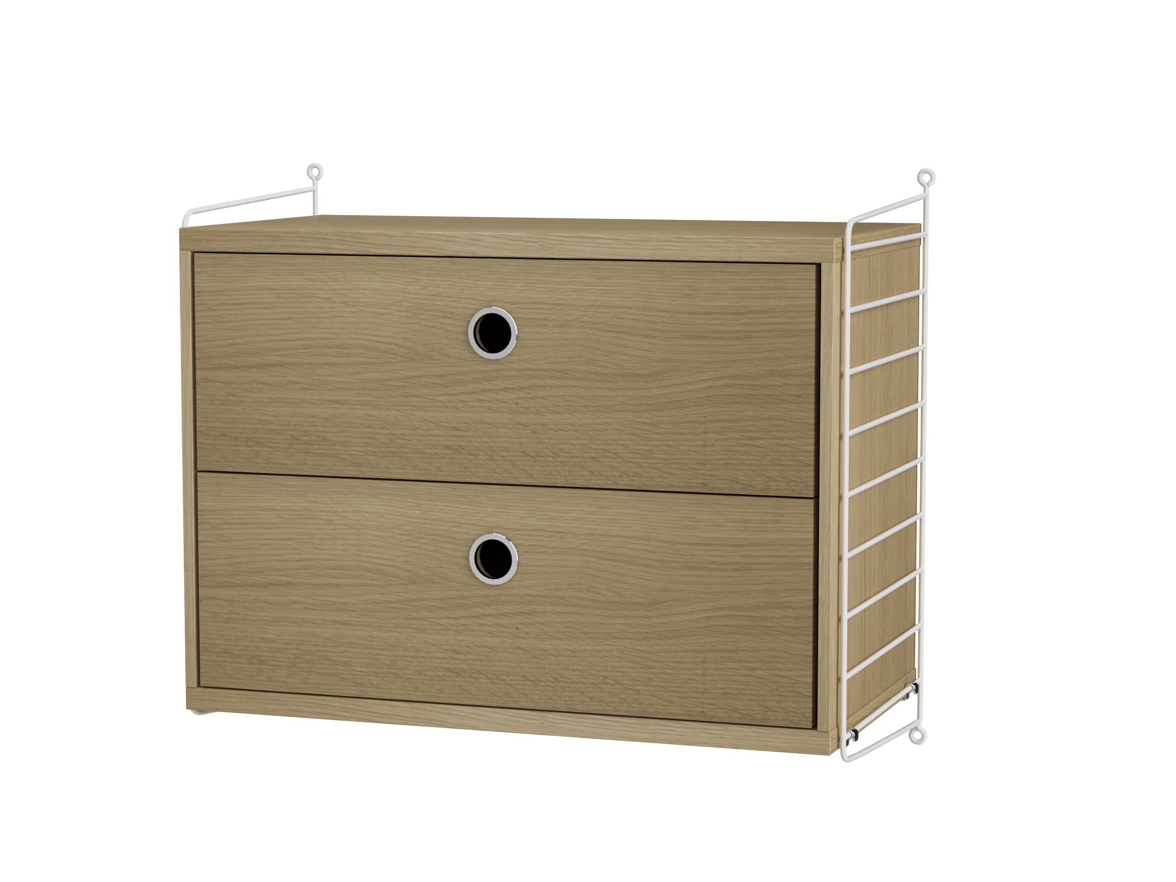 Bedroom A White/Oak