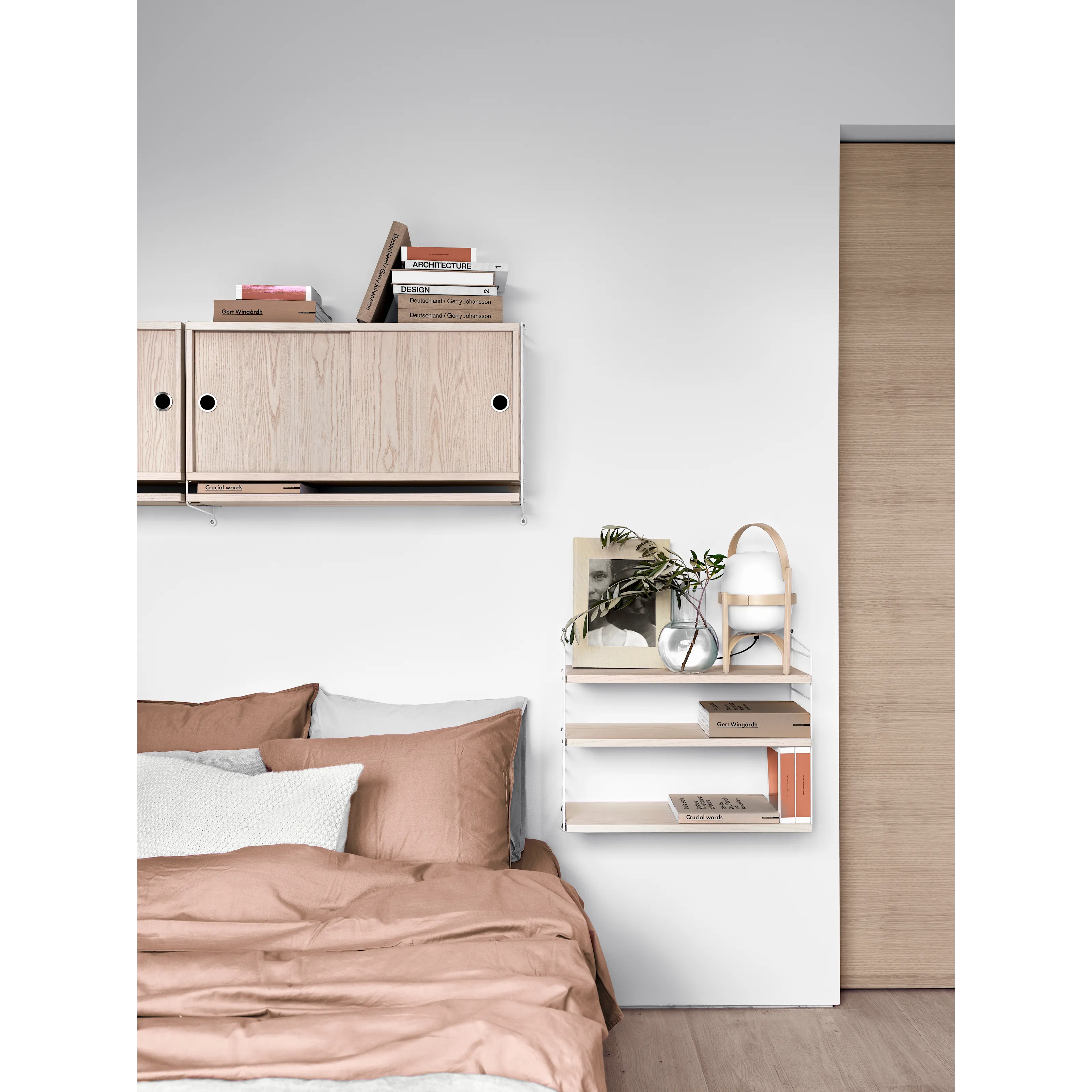 【美品】string pocket White W60×D15×H50 String® Pocket | String Furniture