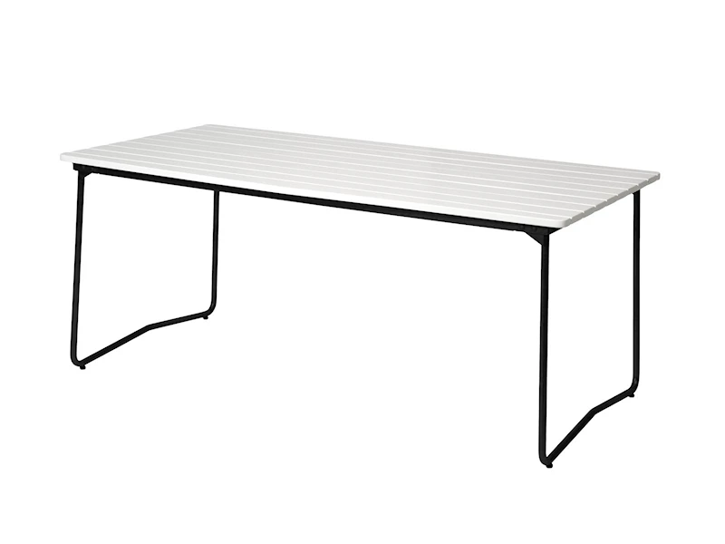 Bord B31 170 - Vitlackerad ek med svart stativ