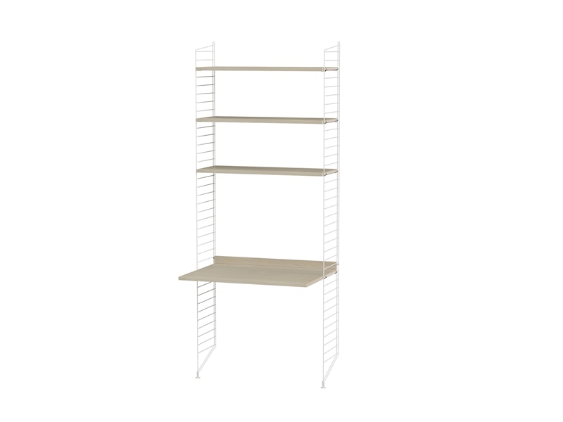 Arbetsplats A Vit/Ask