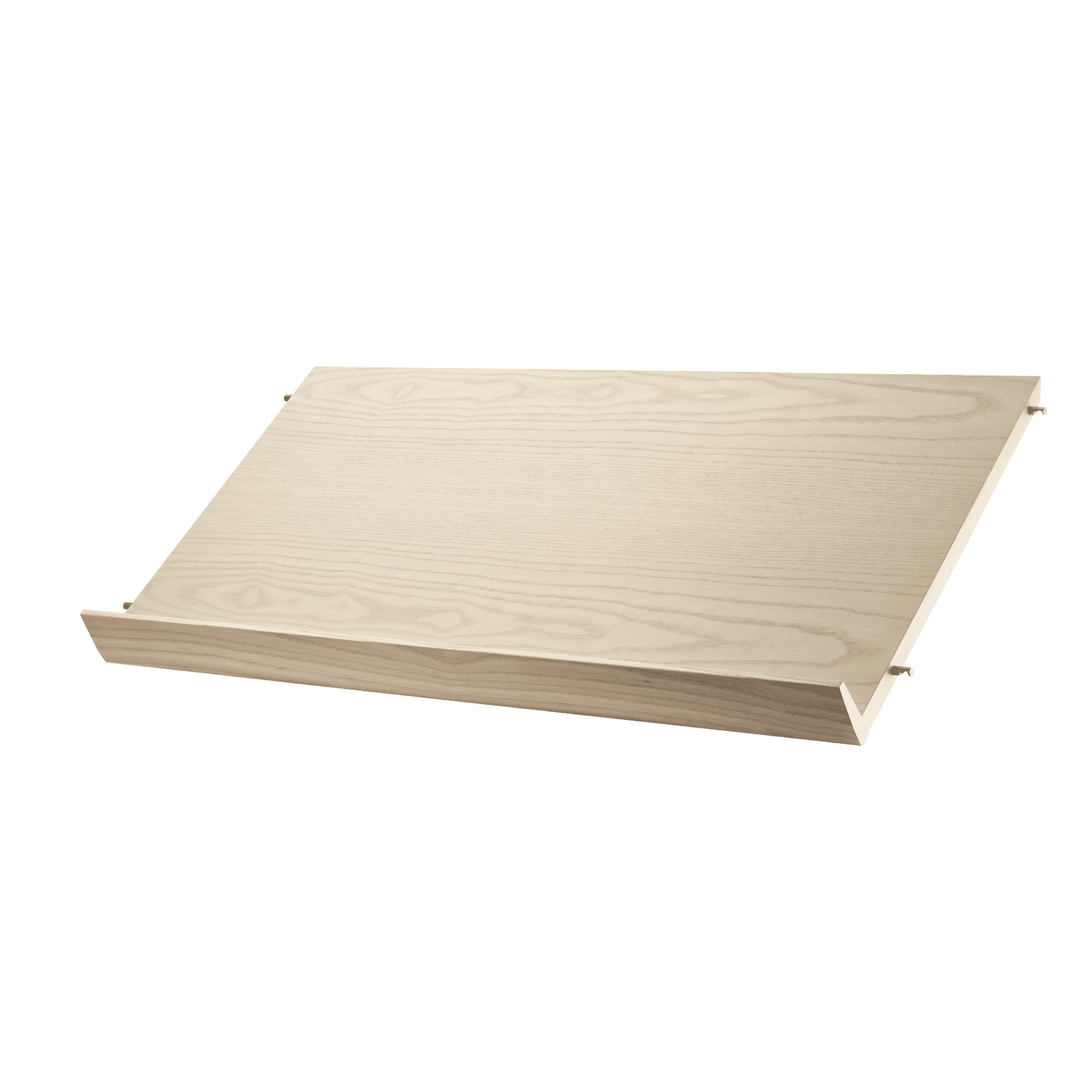 Magazine shelves solid w78 x d30 x h15 cm Ash