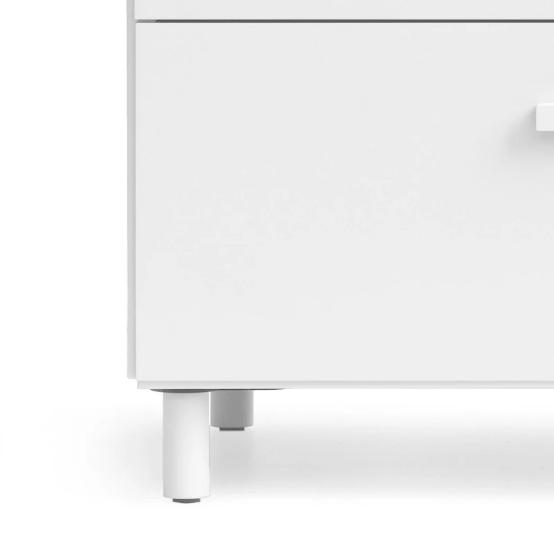 Relief Chest of drawers, low  White