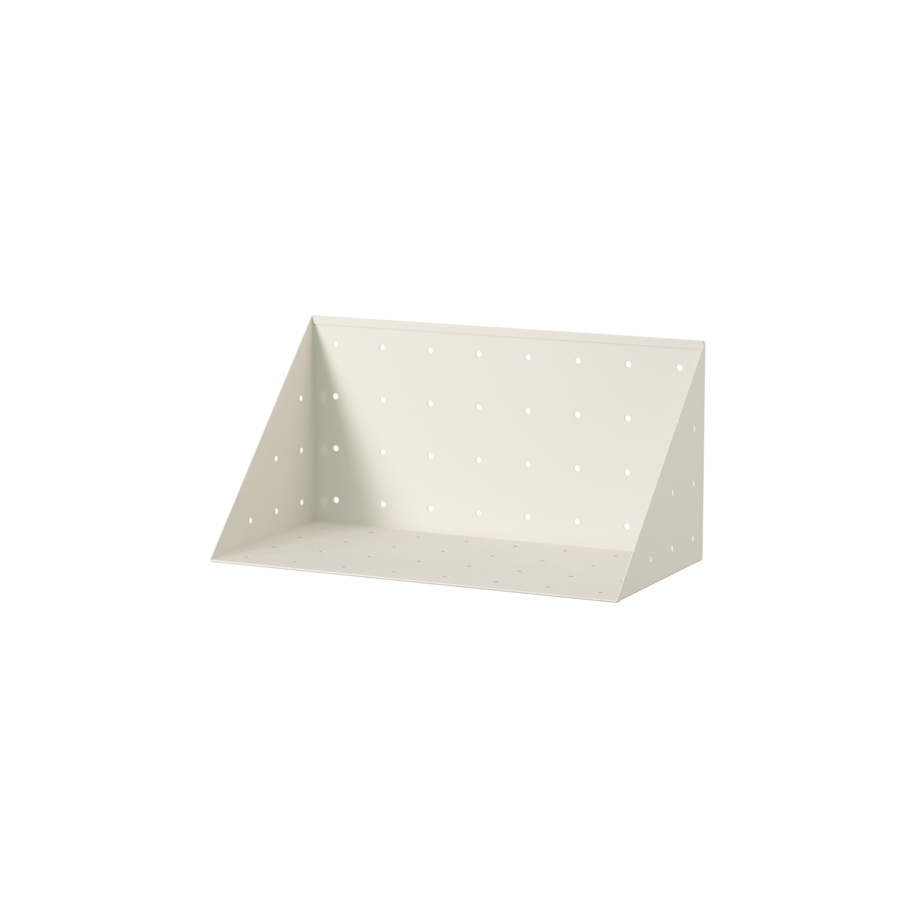 External shelf Oyster white RAL 1013