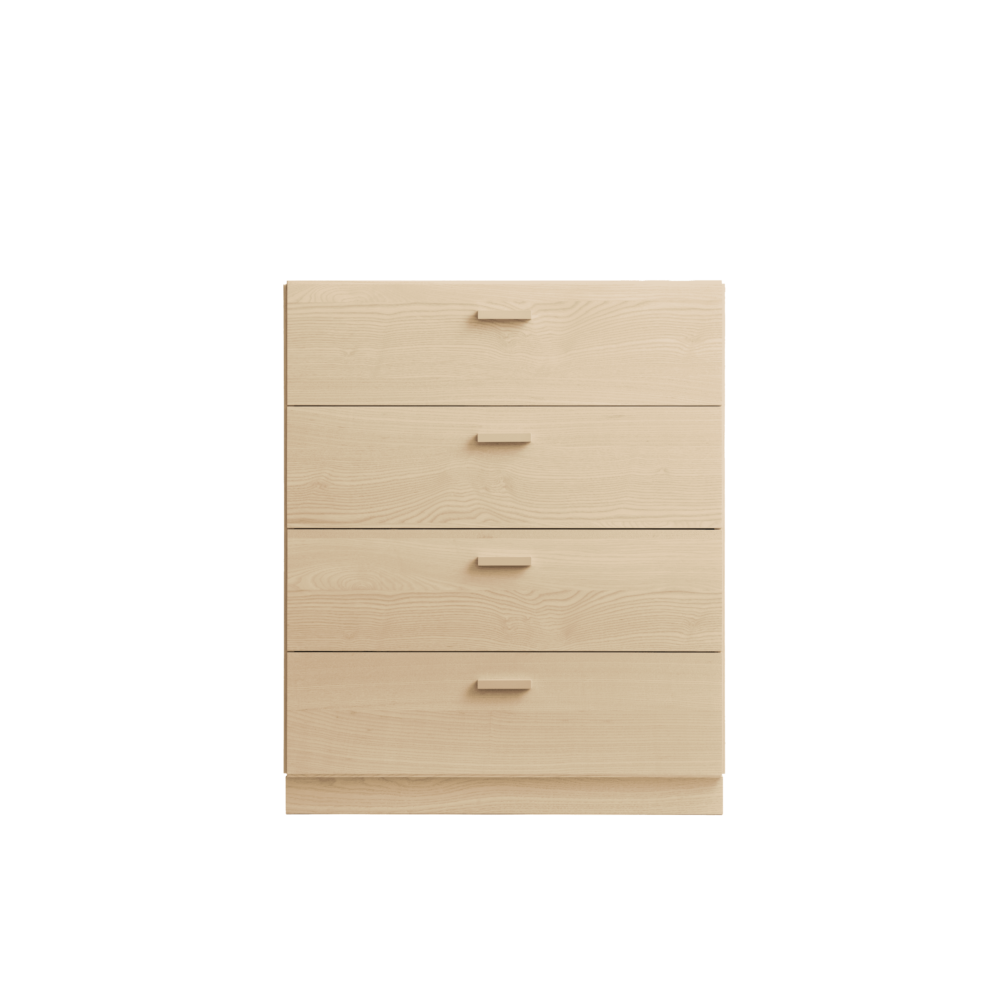 Relief Chest of drawers, wide  白蜡木色/白蜡木色