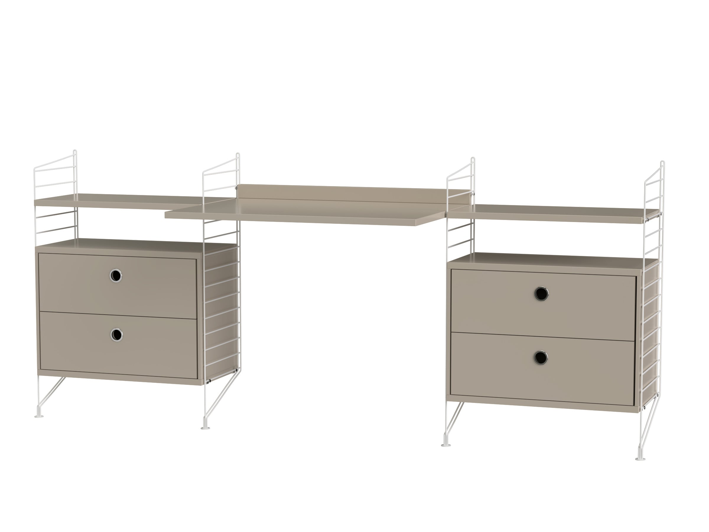 Workspace C White/Beige