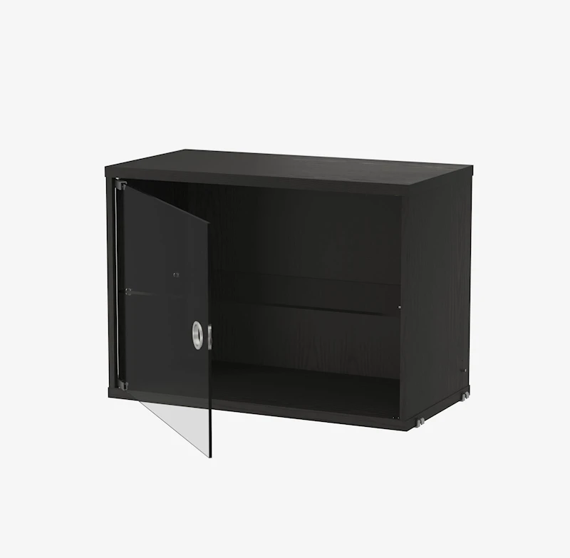 带玻璃门的展示柜