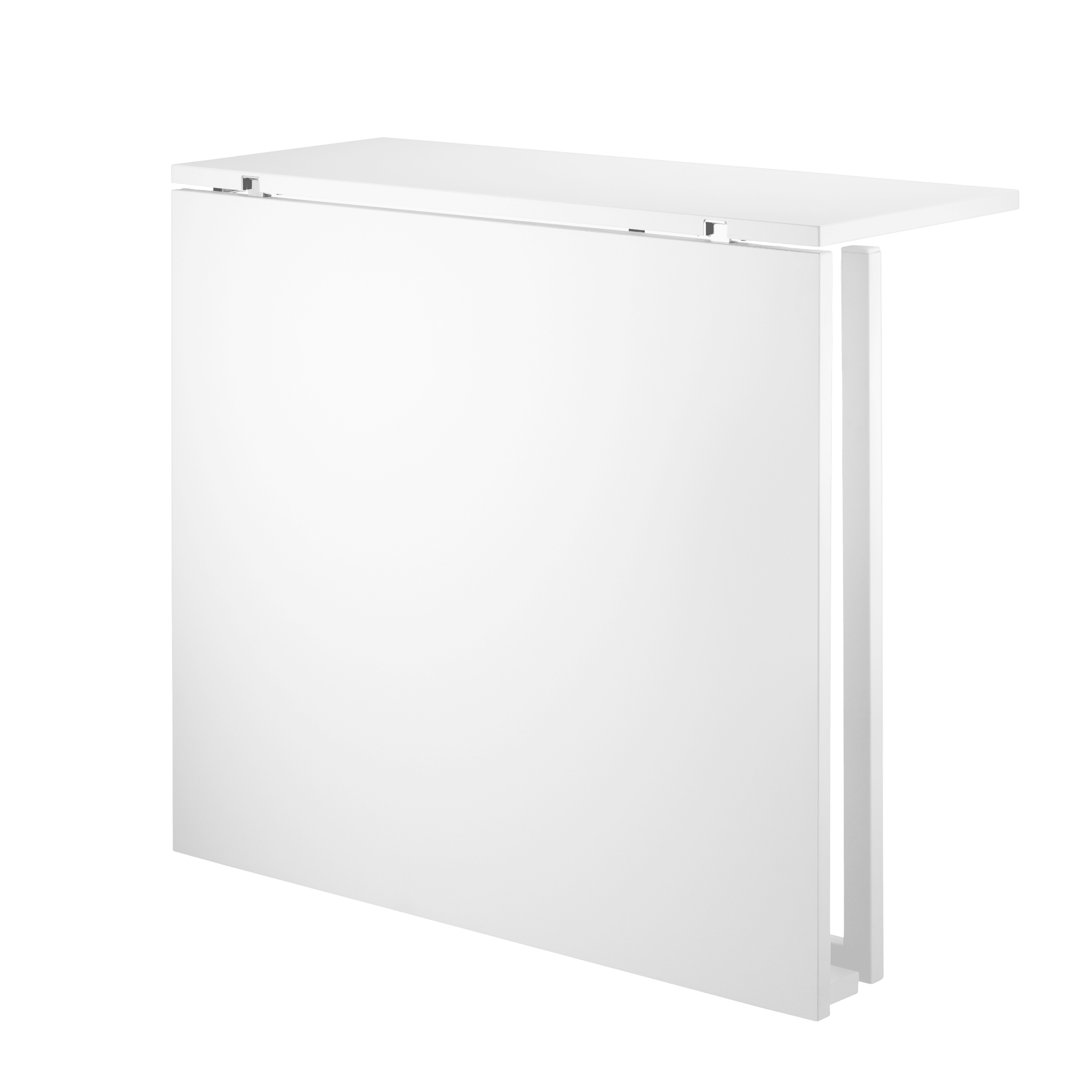 Folding tables w78 x d30 x h71 cm White/White