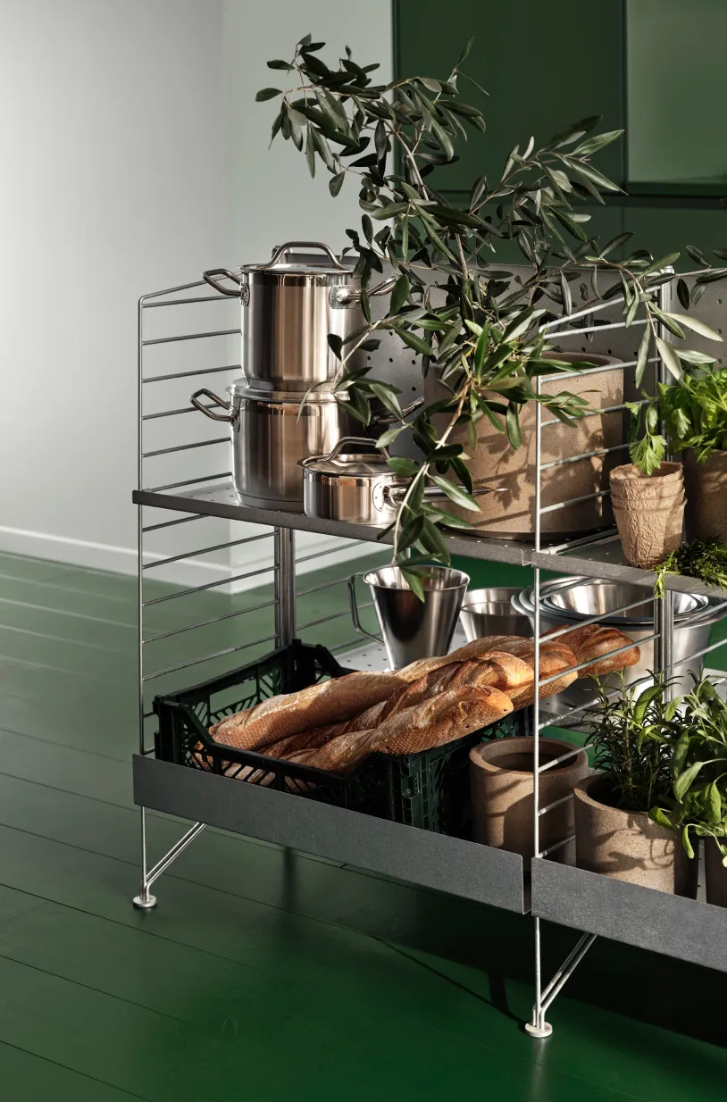 Inspiration | Smart storage in the kitchen | String Furniture